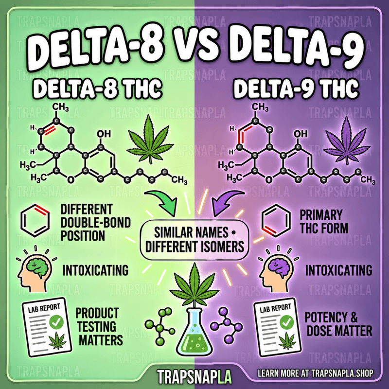 Delta-8 versus Delta-9 THC guide