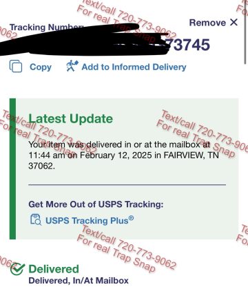 Trap Snap LA verification and customer proof image