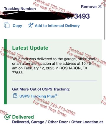 Trap Snap LA verification and customer proof image