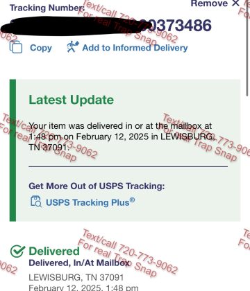 Trap Snap LA verification and customer proof image